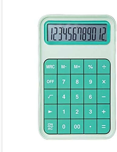 MJWDP 12-Цифров Настолен Калкулатор с Големи бутони Хубав Цвят карамел Финансов Инструмент за водене на счетоводство