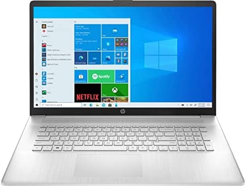 Най-новият лаптоп HP 17.3 Muti-Touch | 6-ядрен процесор AMD Ryzen 5 5500U | 12 GB оперативна памет 512 GB M. 2 NVMe SSD | Графика AMD Radeon | wi-fi | Bluetooth | HDMI | Type-C | HD Уеб камера | Сребрист | Windows 10 Home