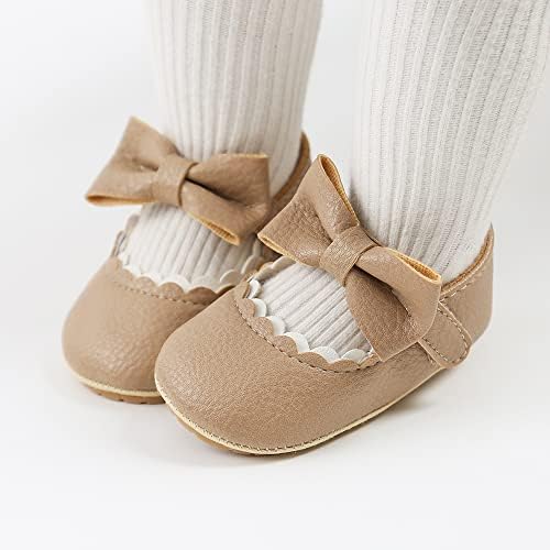 Детски обувки Mary Jane, на равна подметка За момичета, Мокасини на Гума не-хлъзгава Подметка, Модел Обувки на Принцесата За