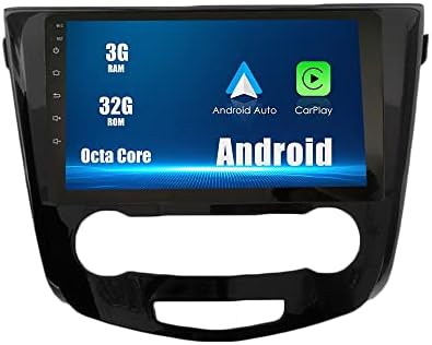 Андроид 10 Авторадио Автомобилната Навигация Стерео Мултимедиен плейър GPS радио 2.5 D Сензорен екран за Nissan Qashqai Acenta MT 2013- X-Trail 2014-2021 Восьмиядерный 3 GB оперативна памет ?