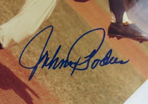 Автограф с автограф Джони Подреса 8x10 Снимка XI - Снимки на MLB с автограф