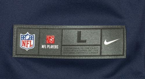CeeDee Lamb Подписа Каубои Тъмно Синя Тениска Nike Limited Large Football Jersey Fanatics - Тениски NFL С Автограф
