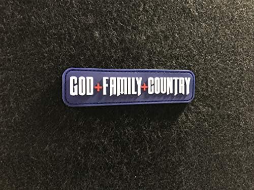Патриотическая нашивка Co - God + Family + Country Patch