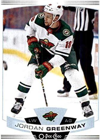 Хокейна карта НХЛ О-Пи-Чи 2019-20 #253 Джордан Грийнуей Минесота Уайлд