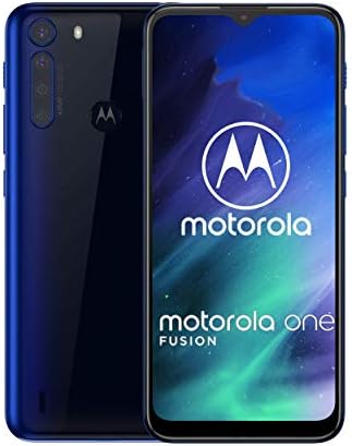 Motorola One Fusion | Отключена | Само GSM | 4 / 64 GB | 48 Mp | 2020 | Deep Sapphire | НЕ е съвместим със Sprint