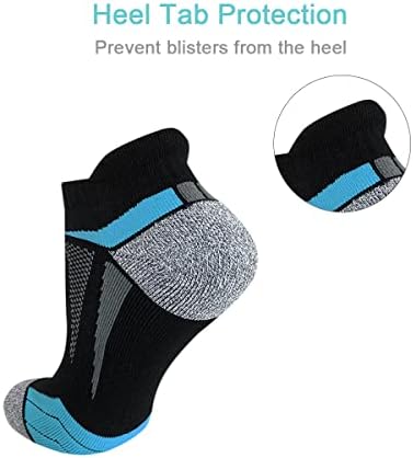 Дамски спортни чорапи за джогинг AKOENY на глезените (6 двойки)