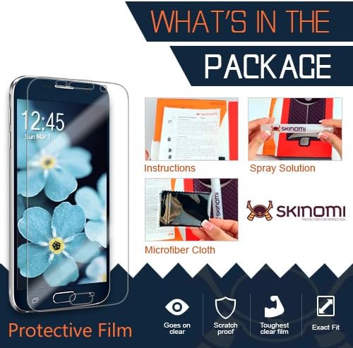 Защитно фолио Skinomi, Съвместима с Asus ZenPad 8 Clear TechSkin TPU Anti-Bubble HD Филм