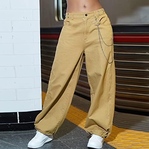 Сладки панталони за жени, модни панталони-карго 2023, дамски свободна засаждане, мешковатая дрехи, черни панталони, панталони
