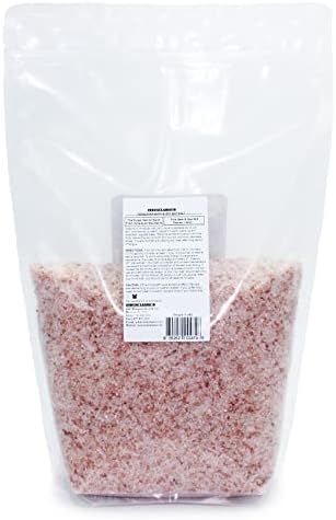 Класическа Натурална Гималайская Розова Морска сол за вани и спа процедури - 10 килограма Среден размер 1 ~ 3 мм,...