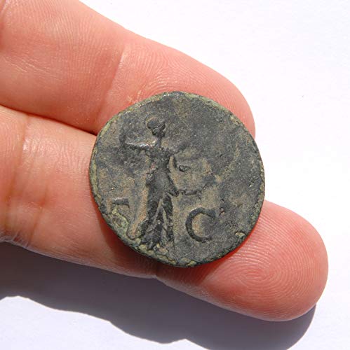 ТОВА е КЛАВДИЙ I, римски император от 41 до 54 година, крумовград, Минерва с копие и щит, Златна монета