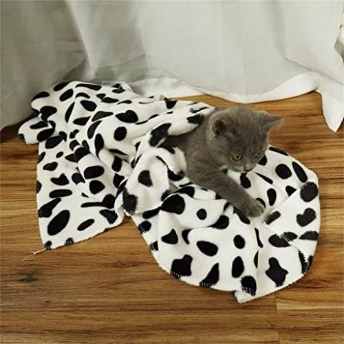 CXDTBH Подложка за кучета с топла лапой за сън, Флисовое Меко одеяло, килимче за легла, Уважаеми одеяло в грах, Меко одеяло за кучета, мил домашен любимец (Цвят: D, размер: