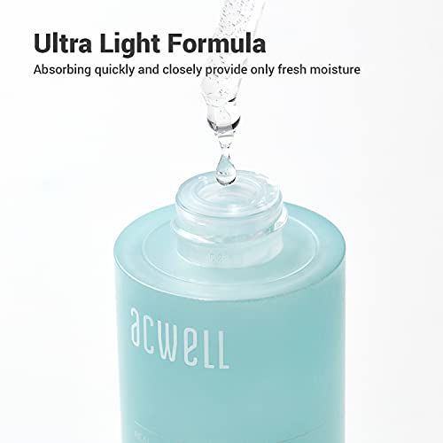 ACWELL Real Aqua Балансирующая и хидратиращи Ампульная серум за лице 1,18 течни унции - Хидратиращ серум за чувствителна кожа,