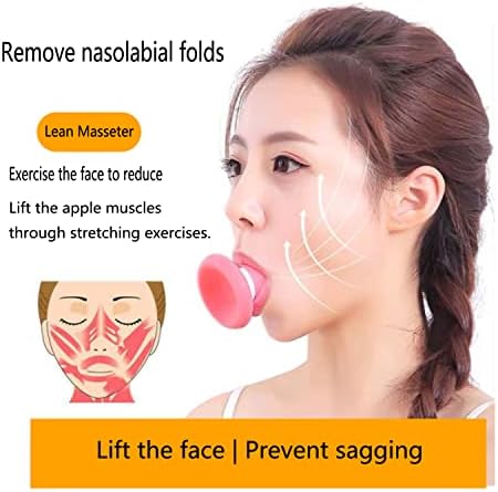 Тренажор за тонизиране на челюстта и шията за жени, Лифтинг на лице, Стягане на Кожата, V-Образен Тренажор