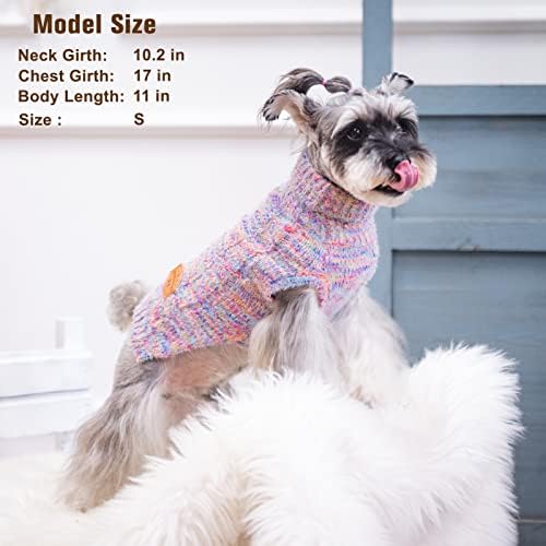 BEAUTYZOO Пуловер-Поло за малки Кучета, Пуловер Класически плетени, Пушистое Зимно Палто, Облекло за кучета в Студено Време