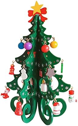 Украса за вашия телефон Коледна елха Дървена Коледно Дърво, Коледна Елха Декор на масата Забавни игри на Декорация