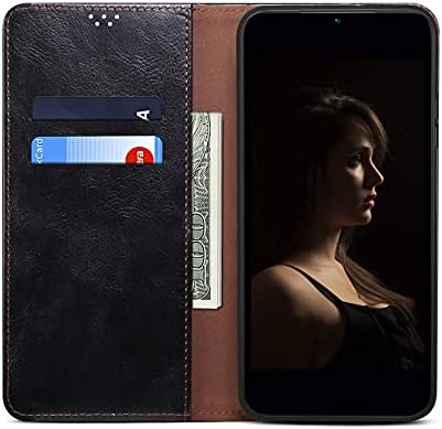 Калъф за мобилен телефон, калъф-джобен формат, Съвместим с Samsung Galaxy M52 5G, една Чанта-портфейл 2 в 1 с държач за карти, една Чанта-портфейл Премиум-клас изкуствена кожа с