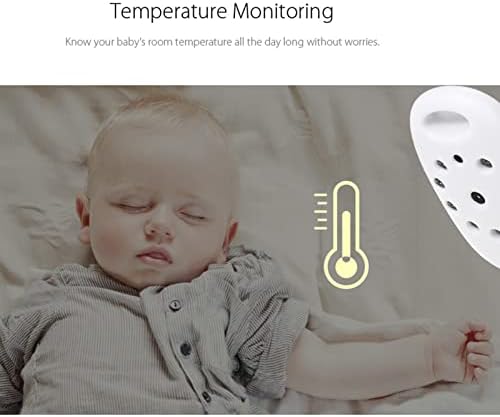 Монитор на защитата на детето, Аудиомонитор за бебета с красива колыбельной, Поддръжка на температурното изпитване