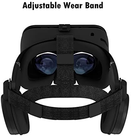 3D VR Слушалки / Очила, Слушалки Виртуална реалност, Мобилен телефон, за Гледане на 3D филми и игри + Bluetooth