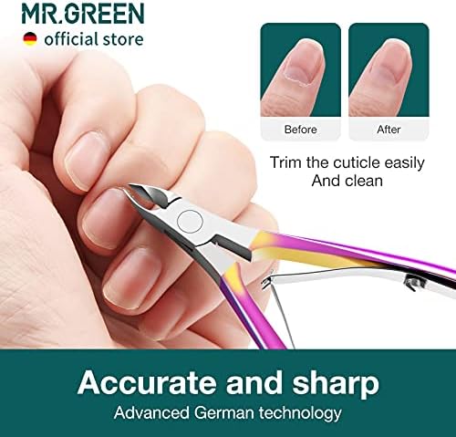 Ножица за кожичките MR.GREEN Прекрасни Цветни Ножици за Кожичките, за Подстригване, за маникюр, Тример За Премахване