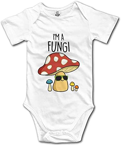 SiYooca I ' m A Fungi Гъби Сладък Гащеризон-Боди За Бебета, Анцуг, Унисекс, За Деца С Къс Ръкав