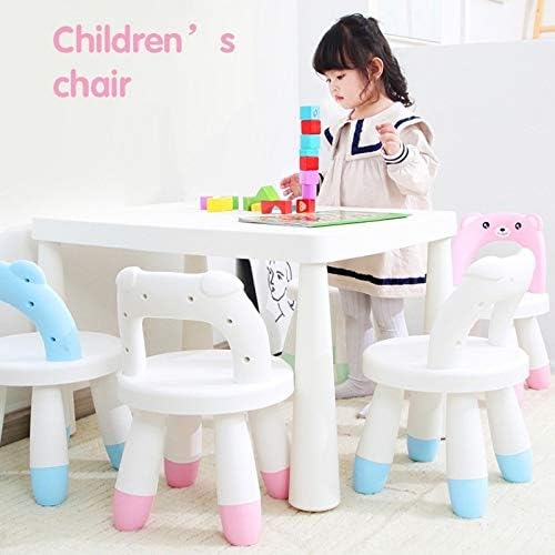 WYDZ Сладки Детски столове Със задните столове Пластмасови Сгъстено Детски Мультяшные Пейка за детска градина, Нескользящие