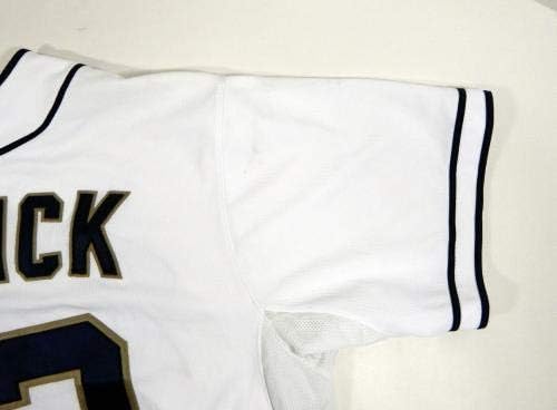 2015 Сан Диего Падрес Крис Ририк 62 Използвана в играта Бяла риза - Използваните в играта тениски MLB