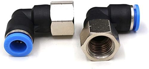 CEKER от 8 мм до 1/4 Npt Външна Вътрешна Резба Лакът Директни Свързващи Фитинги Air Fittings Быстроразъемные пневматични