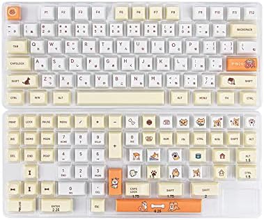 Японски капачки за ключове тематични Shiba Inu - Комплект геймърска механична клавиатура с 139 клавишите PBT - Сублимация на