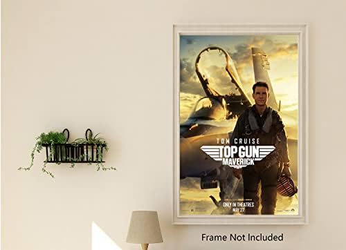 XIHOO Top Gun: Индивидуалист Филм 2022 Без Рамка Стенен Декор Плакат 16x24
