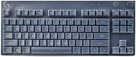 Прахоустойчив Силиконов калъф за клавиатура, Съвместима с механична геймърска клавиатура Logitech G Pro и клавиатура Logitech