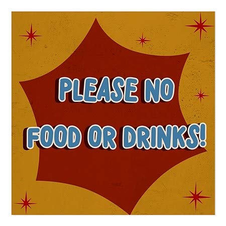 CGSignLab | Моля, без храна и напитки - Взрив Носталгия, Прозорец верига | 24 x24