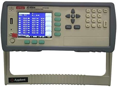 RaeSung AT4524 Цифров 24-Канален Рекордер на Температурата Измерване на Температурата на Данни Дървар с TFT-LCD дисплей с данни