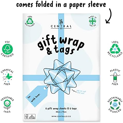 Подарък Амбалажна хартия за момчета или момичета - 6 Листа зелена подарък опаковки - Амбалажна хартия за рожден ден момчета