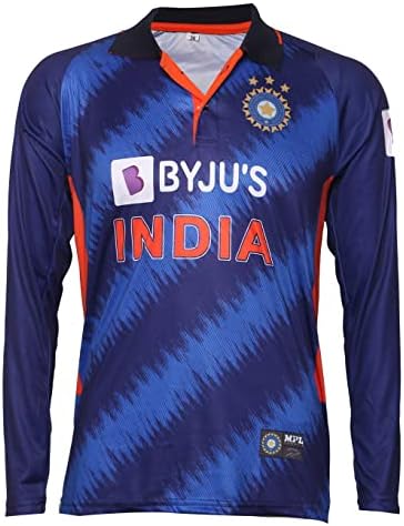 Тениска на Феновете на националния Отбор на Индия по крикет KD Cricket Jersey World Cup 2021