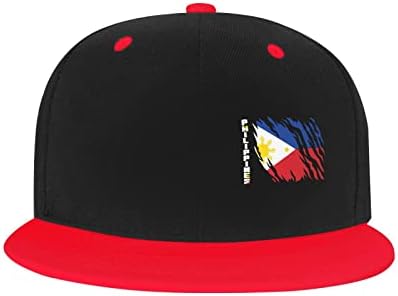 GHBC Филипинската Карта Флаг Филипините Възрастни Хип-Хоп бейзболна шапка на Жените бейзболна шапка Регулируема Мъжка