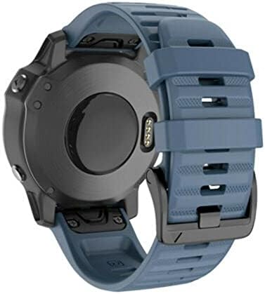 HEPUP 26 20 22 мм силикон быстроразъемный каишка за часовник Garmin Fenix 6X 7X Watch Easyfit каишка за китката