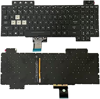 Клавиатура за лаптоп Huasheng Suda САЩ с осветление, Подмяна на ASUS TUF Gaming FX505D FX505DY FX505DD FX505DT