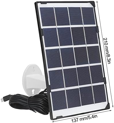 Комплект слънчеви панели Fafeicy мощност от 5 W, Многофункционален Високо ефективен Комплект слънчеви панели от поликристален