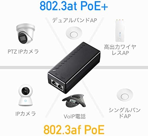 Cudy 2023 Нов 30 W Gigabit Инжекторный адаптер PoE, 30 W, 10/100/1000 Mbit/с RJ-45 конектор, съвместим с IEEE 802.3 af / 802.3