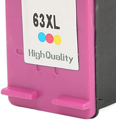 Подмяна на възстановеното касетата с мастило на Hp 63 XL 63Xl, Касета за печат за Hp 4520 4512 4516 за Officejet 4650 3830 5255 3831 за Deskjet 3634 3639 Подмяна на касетата с мастило (цвят на H-63XLC),