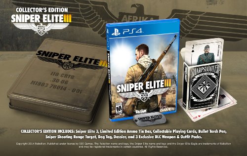 Sniper Elite III: collector edition - колекционерско издание за PlayStation 4