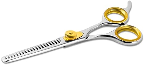 Професионални Филировочные Ножици SHARF Gold Touch Barber 5,75 Инча, 20 на Зъбите, 440c, Японски Фризьорски