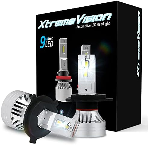 Led лампа Xtremevision 9 ГРАМА H11 за предните фарове - Комплект за преобразуване на светодиоди с мощност 90 W - До 500% по-ярка - 6500 До - 20000 Lm - 1 двойка - Plug и play