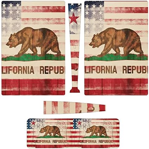 Калифорнийски Американски Флаг Пълно Защитно Покритие за кожата Дизайн Амбалажна Стикер Стикер е Съвместима