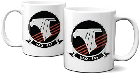 Чаша с логото на електронната боен ескадрила Future of Flight VAQ-141 11 грама