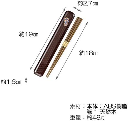 Комплект от пръчки за хранене CtoC JAPAN Select CTC-117684, черен, 1,0 х 7,5 х 0,6 инча (27 х 190 х 16 см), с Набор от пръчки