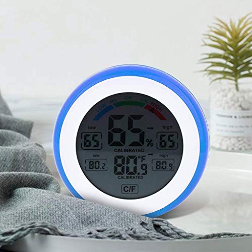 WXYNHHD Стаен термометър - Домакински Електронен Влагомер-Термометър за стая с едно докосване на телевизор (Цвят:
