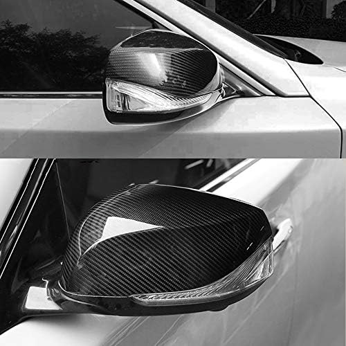 Капак огледала от въглеродни влакна JC SPORTLINE подходящ за 2013-2021 Infiniti Q50 Q50S QX50 Q60 Q60 RS Стил Подмяна на Капаци