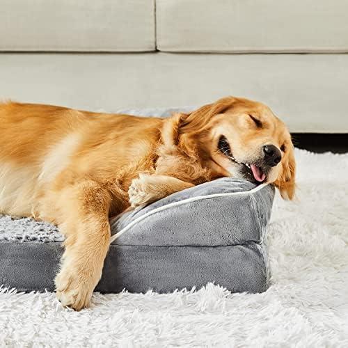Голяма ортопедично легло за кучета средни, Големи и Ортопедично легло за големи кучета-Кушетка за куче Диван-легло