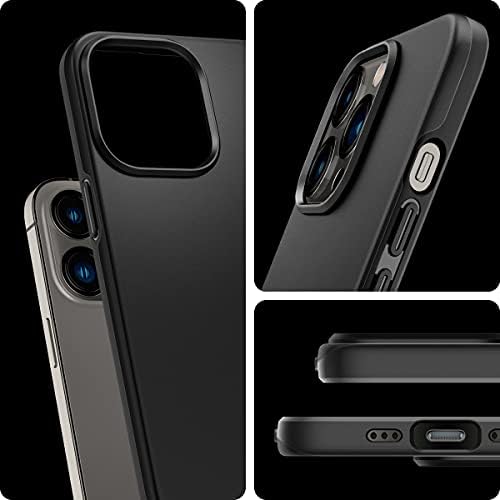 Калъф Spigen Thin Fit Разработена за iPhone 13 Pro Case (2021) - Черен
